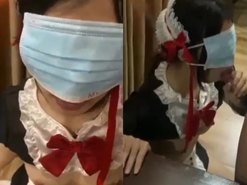 Em ghệ việt dâm cosplay nô lệ liếm bú con cục thịt điêu luyện